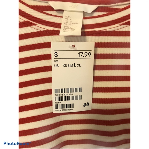 NWT Long Sleeve H&M Top - Picture 4 of 4